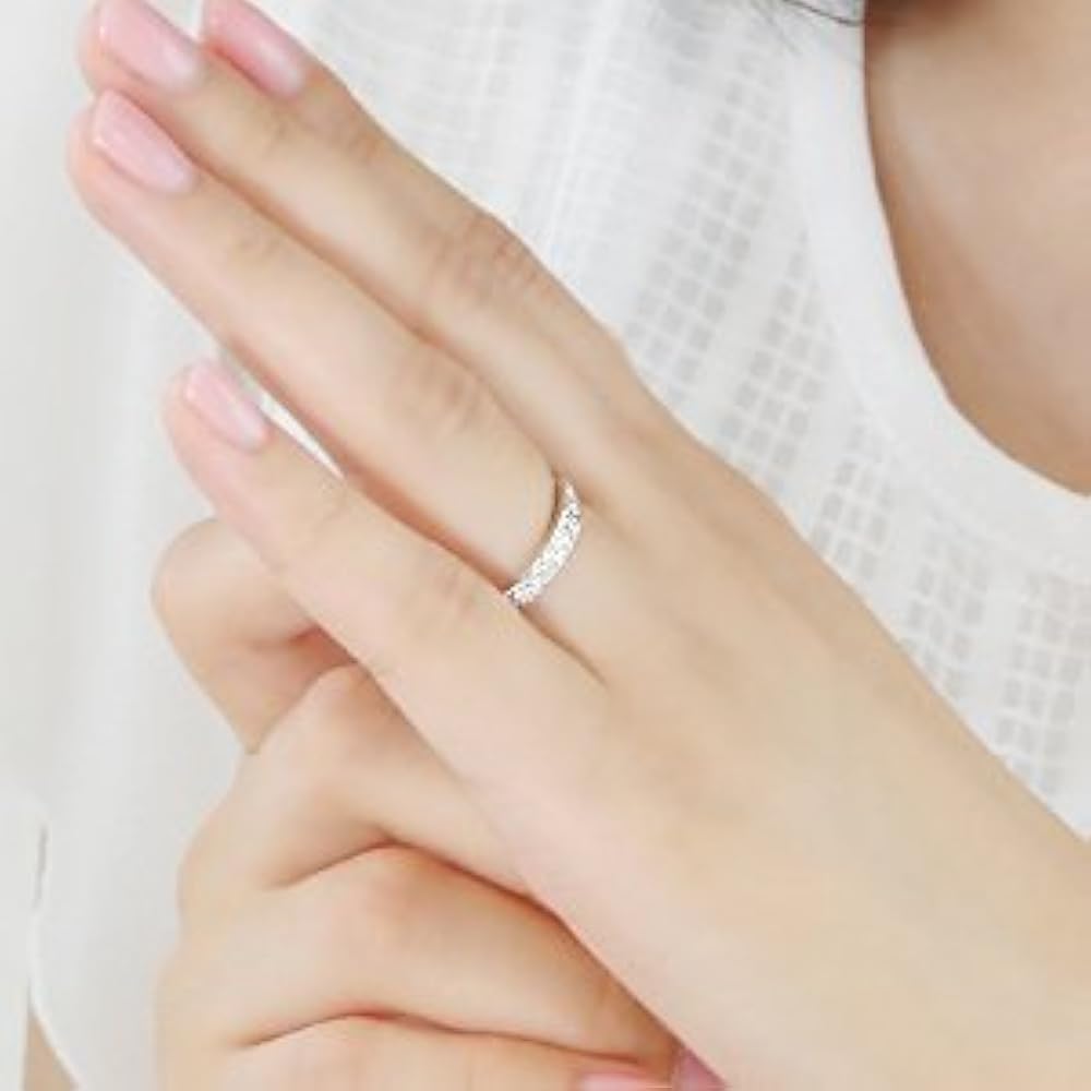 Amazon | [Yuzuki] ダイヤモンド リング プラチナ900 フチあり